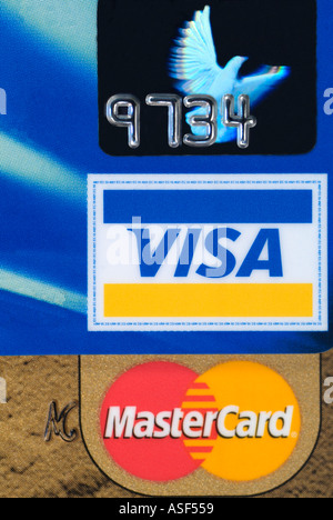 Visa and Mastercard Creditcards Stock Photo - Alamy
