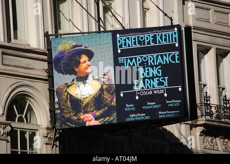 Frontage of Vaudeville Theatre, The Strand, London, England, United Kingdom Stock Photo