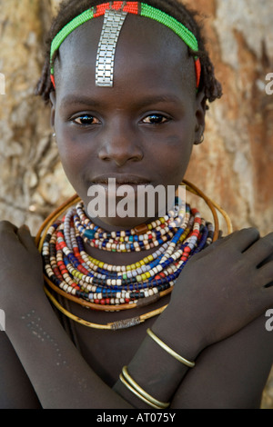 Dassenech girl, Omo Valley, Ethiopia Stock Photo - Alamy