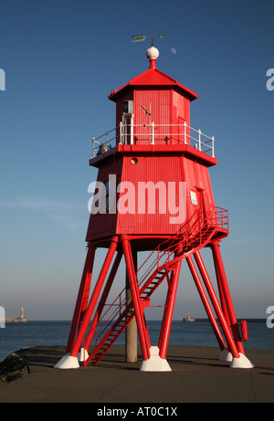 Groyne Lighthouse Stock Photo
