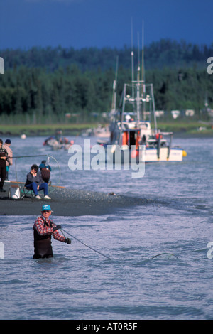 Dip netting salmon hi-res stock photography and images - Alamy