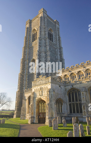 Church of St Peter & St Paul in Lavenham, Suffolk, UK Stock Photo