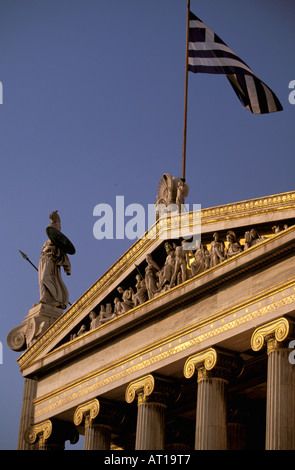 Europe, Greece, Athens, Attica. Athens Academy of Arts Stock Photo