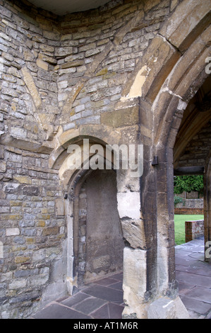 The Abbey gateway, Kingswood, Gloucestershire, England, UK Stock Photo