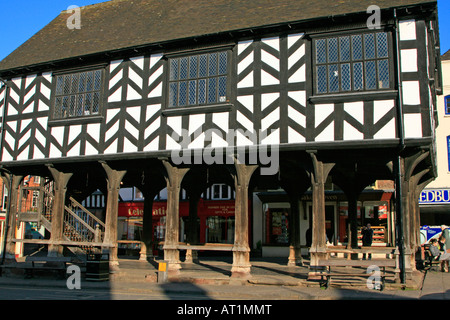 ledbury town centre market house herefordshire england uk gb Stock Photo