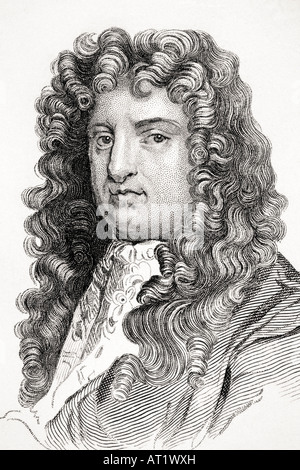 Samuel Butler, 1612 - 1680, an English poet Stock Photo - Alamy