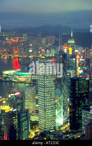 Hong Kong Skyline in the Late Afternoon from Victoria Peak Stock Photo ...