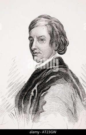 John Dryden, 1631-1700.  English poet, dramatist, translator and literary critic. Stock Photo