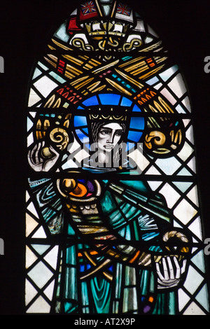 Stain Glass Window Glasgow Cathedral Glasgow Stock Photo