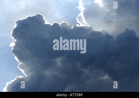 France clouds in the sky after a storm Stock Photo