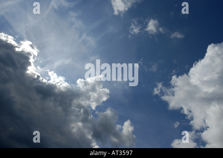France clouds in the sky after a storm Stock Photo