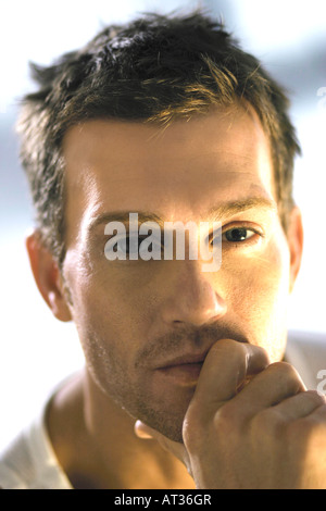 A portrait of a man in his 30s Stock Photo