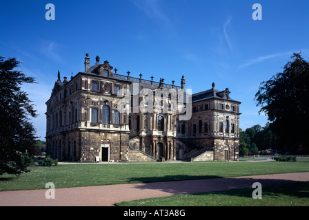 Dresden, Palais im Großen Garten, Blick von Norden Stock Photo