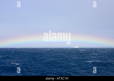 Rainbow over Icebergs in Antarctica Stock Photo - Alamy