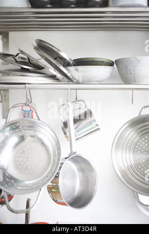 Pots and pans Stock Photo