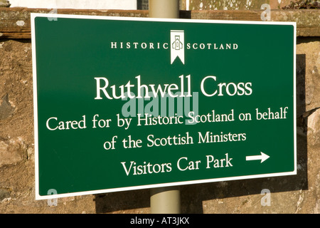 Ruthwell Church home to the Ruthwell Cross early Northumbrian Christian Cross near Annan Scotland UK Stock Photo