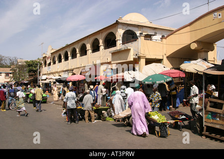 The Gambia Banjul Albert Market Stock Photo