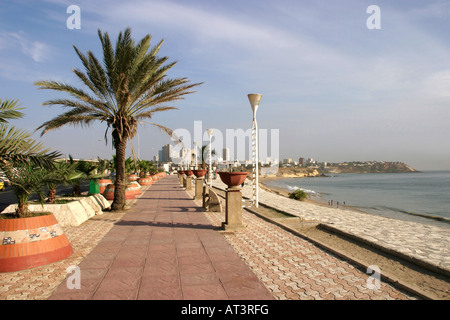 Senegal Dakar Corniche Ouest the promenade Stock Photo