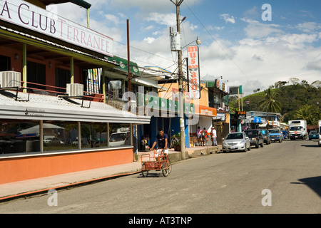 Costa Rica Quepos shops in town centre Stock Photo