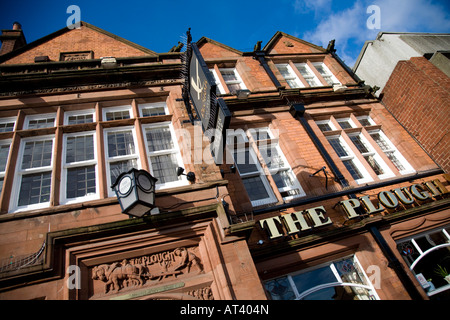 The Plough pub. Heaton Moor, Stockport, Greater Manchester, United Kingdom. Stock Photo