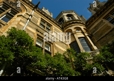 Waterhouse Building in Tree Court Gonville Caius College Cambridge England Stock Photo