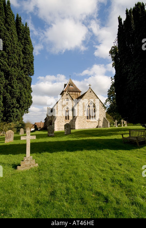 St Laurence church Seale Surrey UK Stock Photo - Alamy