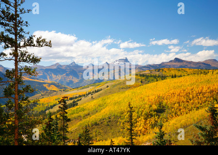 Uncompahgre Peak and Wilderness Area from Slumgullion Pass on Highway ...