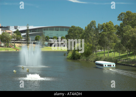 Adelaide Convention Centre and River Torrens, South Australia Stock Photo