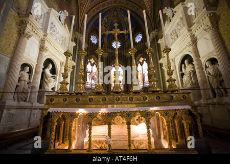 High altar of Santa Maria Sopra Minerva Basilica Stock Photo
