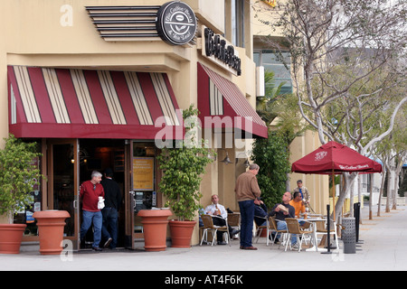 Coffee Bean and Tea Leaf Cafe Los Angeles Stock Photo