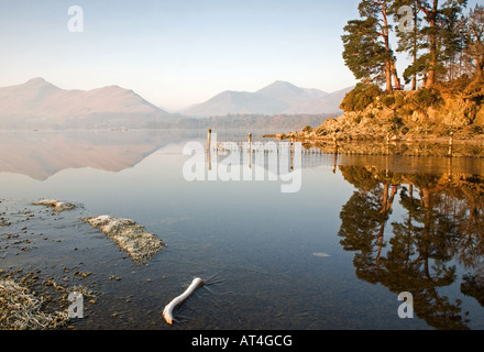 Friar's Crag, Derwent Water, Lake District, Cumbria, England, UK Stock ...