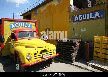 Aquila beer is one of Colombians leading beer companies Stock Photo