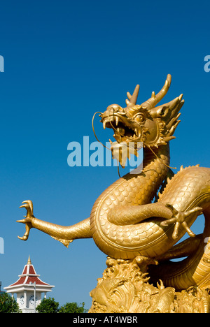 Dragon statue Phuket town the capital of Phuket island Thailand Stock Photo