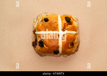 Hot Cross Bun Stock Photo