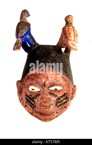 Yoruba Gelede Mask Nigeria African Africa Yoruba Mask ritual magic mystery Stock Photo