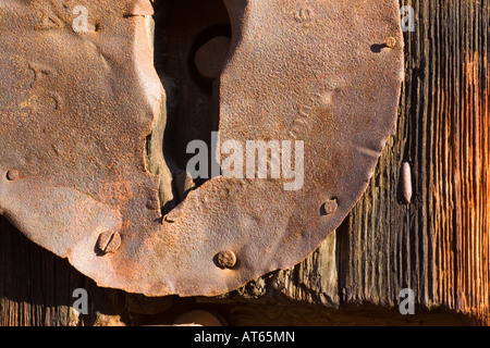 Old door Lock Stock Photo