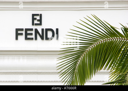 View of the Fendi store in Beverly Hills on August 01, 2020 in Los