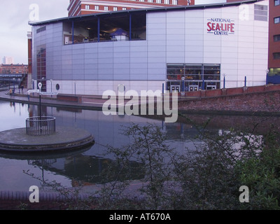 england midlands birmingham main line canal national sea life farmers bridge junction centre  Stock Photo