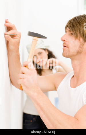 Hammer in a nail hi-res stock photography and images - Page 3 - Alamy