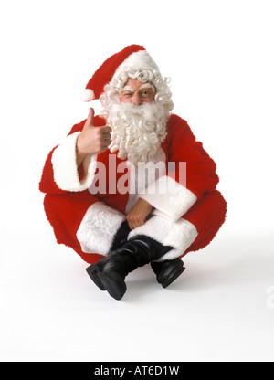 Santa Claus on white background Stock Photo