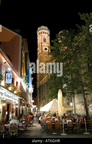 Germany, Bavaria, Munich at night Stock Photo