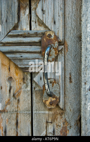 Old door handle in the Old Town, Baku, Azerbaijan Stock Photo