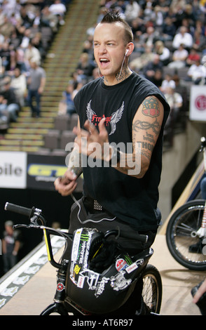 BMXER PORTRAIT LG WORLD CHAMPIONSHIPS MANCHESTER ENGLAND Stock Photo