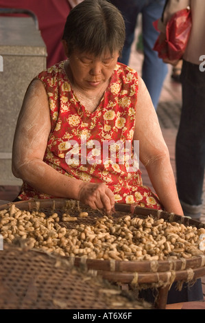 fruit sellers Bangkok Thailand South East Asia Stock Photo