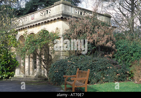 Summer house Royal Victoria Park Bath Spa, Somerset, England UK Stock Photo