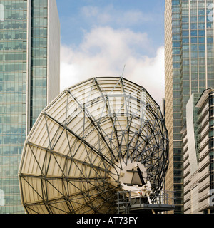 large satellite dish telecommunications advanced technology