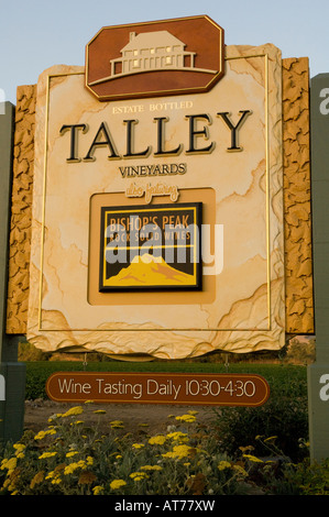 Talley Vineyards Arroyo Grande California Stock Photo