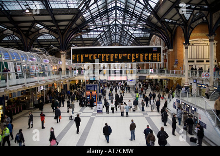 London's Liverpool Street Railway Station Stock Photo