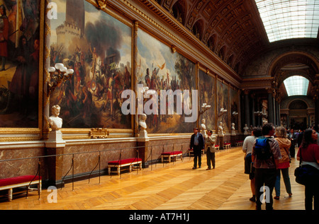 Hall of Battles Palace of Versailles Versailles France Stock Photo