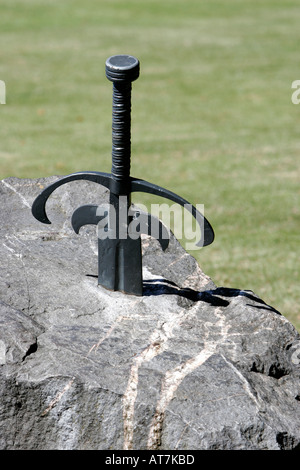 Sword in Stone Taunton King Arthur Arthurian Legend Somerset England UK ...